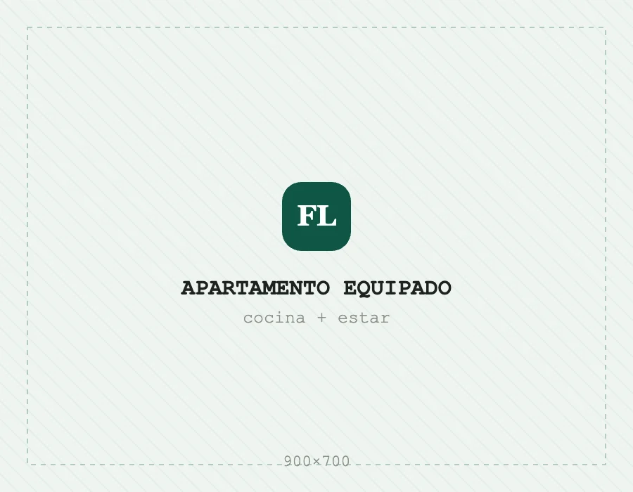 Estudio amueblado de media estancia con cocina equipada