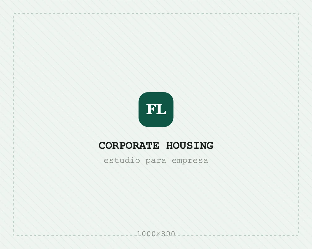 Apartamento para corporate housing de una empresa