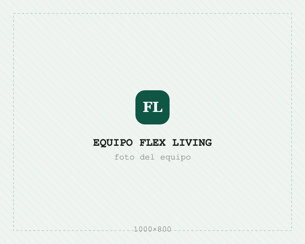 Equipo de Flex Living atendiendo a un cliente de media estancia